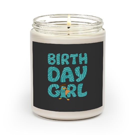Disney Phineas And Ferb Birthday Girl Perry The Platypus Scented Candles