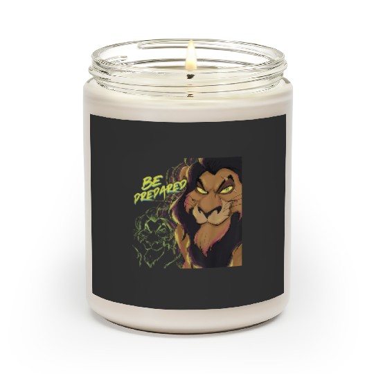 Disneys The Lion King Scar Be Prepared Villains Halloween Scented Candles
