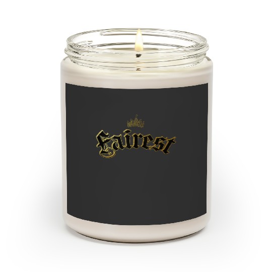 Disney Descendants Fairest Crown Text Logo Scented Candles