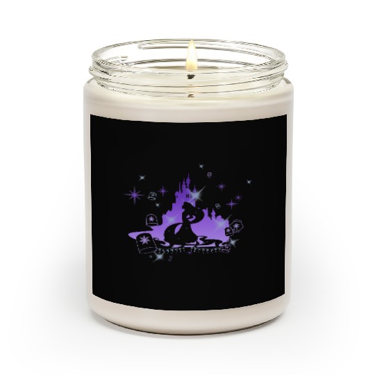Disney Tangled Rapunzel Silhouette Portrait Graphic Scented Candles