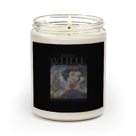 Disneyss Snow White Vintage Apple Poster Scented Candles