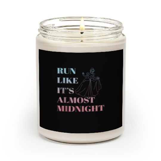 Disney Cinde Run Like Its Almost Midnight Text Scented Candles