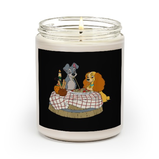 Disneyss Lady And Tramp Bella Notte Spaghetti Scented Candles