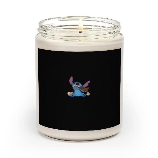 Disney Stitch Eats Chocolate Bunny Easter Scented Candles