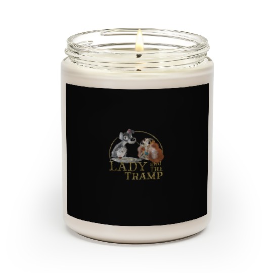 Disneyss The Lady And The Tramp Eating Spaghetti Scented Candles