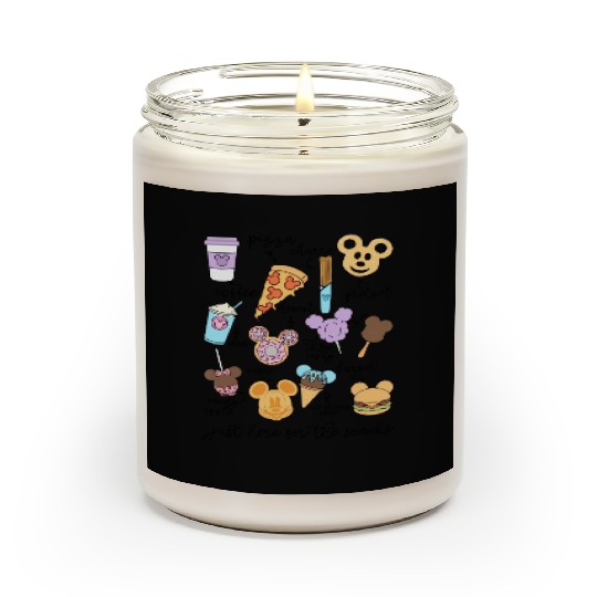 Disney Snacks Scented Candles, Disney Aesthetic Scented Candles