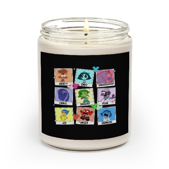 Disney Pixar Inside Out Characters Scented Candles, Disneyland Inside Out 2
