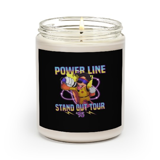 Powerline Stand Out World Tour 95 Scented Candles, Disney Powerline Goofy Movie Scented Candles