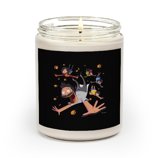 Bobs Burgers Comic Art Family Falling Scented Candles