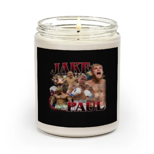 Jake Paul Scented Candles Vintage 90s Design Retro Bootleg Gift Fans Scented Candles Movie Series Characters Scented Candles Homage Classic Graphic Scented Candles