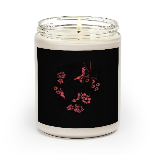 Warrior Princess Sticker2: Disney Mulan Anime Mushu, Mulan and Mushu Scented Candles
