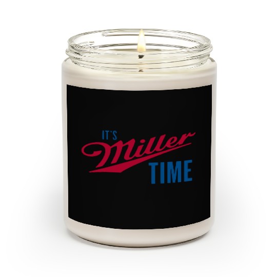 It's Miller Time Scented Candles