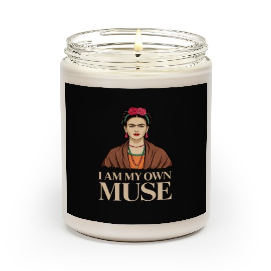 Frida Kahlo Inspirational Women' Day Design Scented Candles