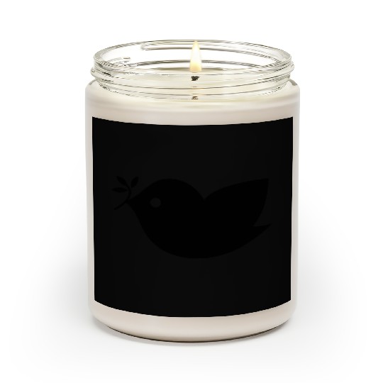 Peace Bird Icon Scented Candles