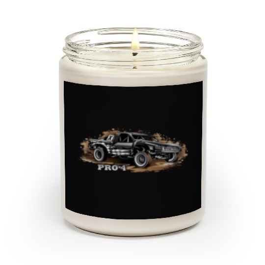 Pro4 Trophy Truck Black Scented Candles