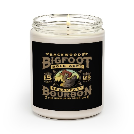 Backwoods Bigfoot Bole-Aged Breakfast Bourbon Scented Candles