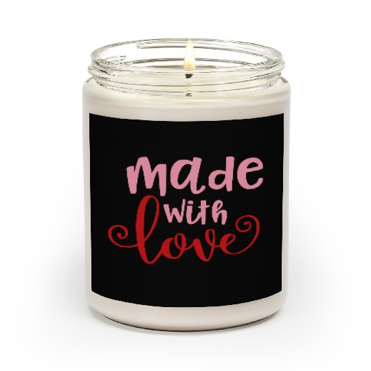 Made With Love Baby Infant Valentine Scented Candles