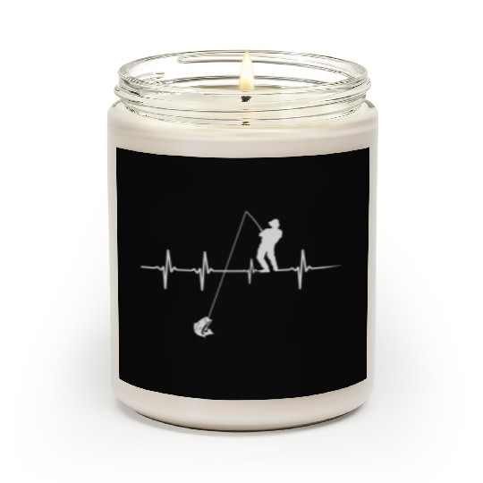 heart beat fishing Scented Candles