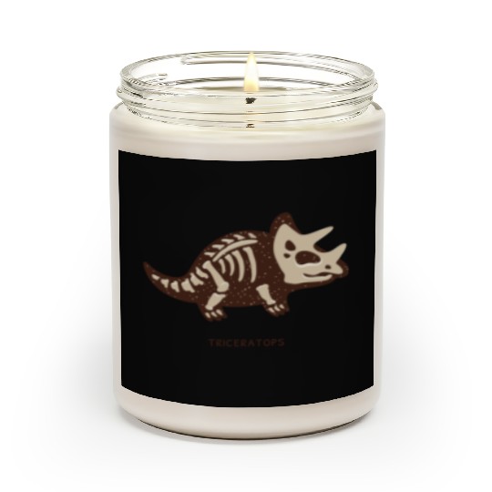 Triceratops Scented Candles