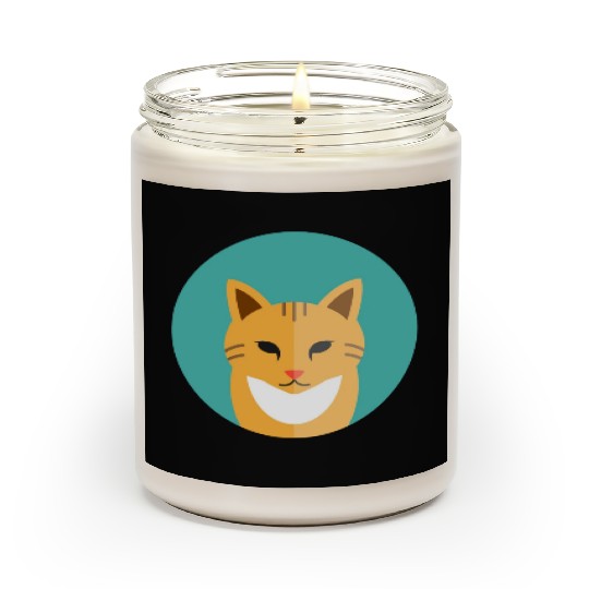 brown cat Scented Candles