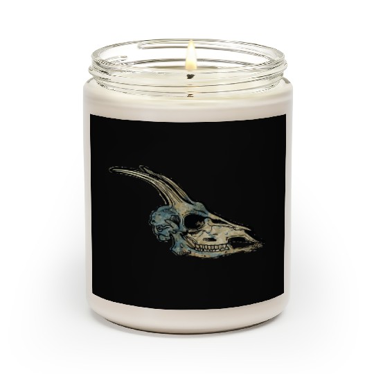 Capricorn skull Scented Candles