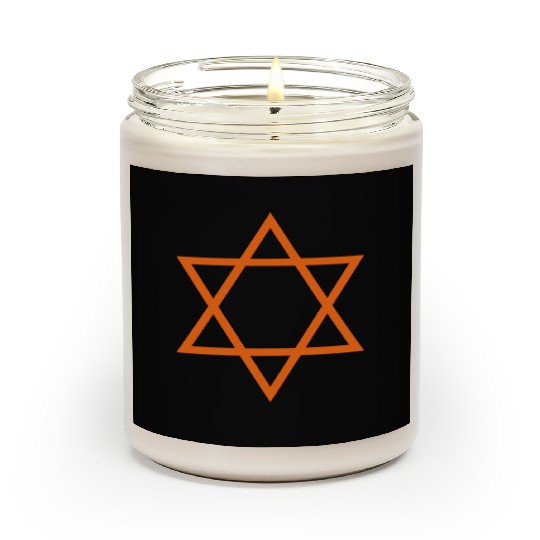 Star of David Scented Candles