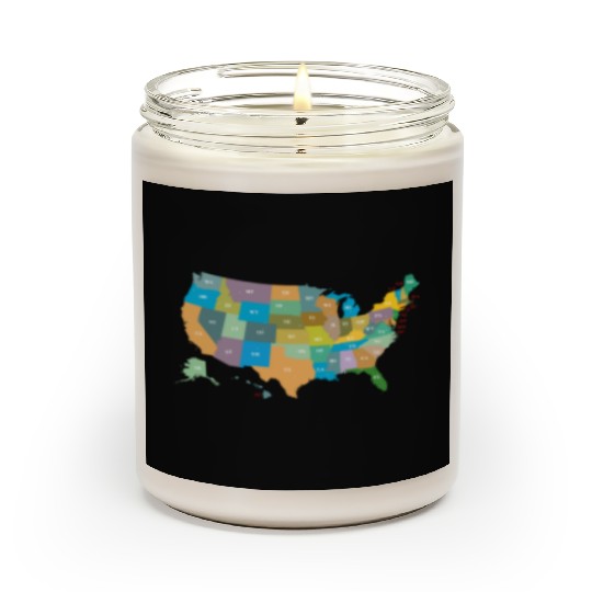 US States Scented Candles