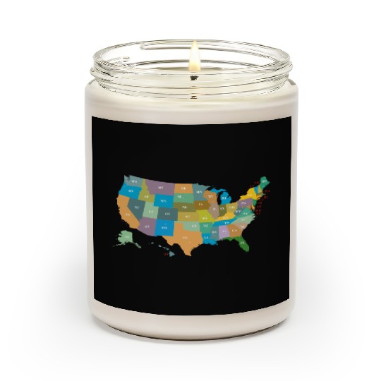 US States Scented Candles