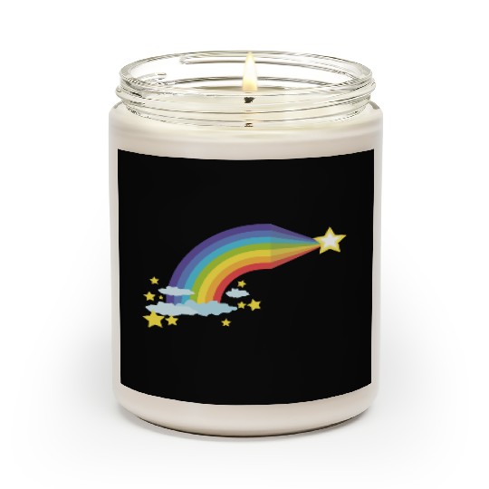 Rainbow Scented Candles