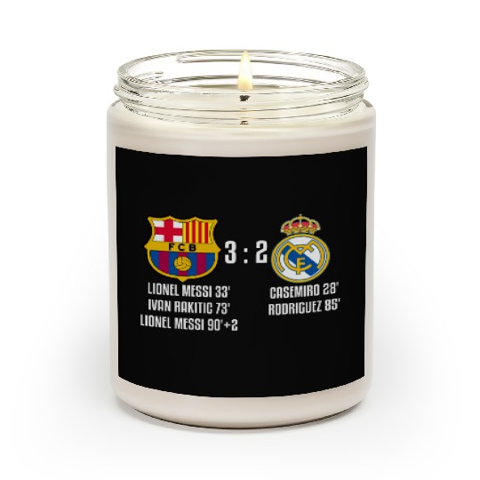 FC Barcelona 3 - 2 Real Madrid Scented Candles