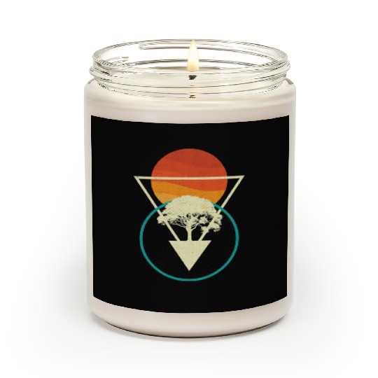 Nature Geometric, Sun Tree Geometric Scented Candles