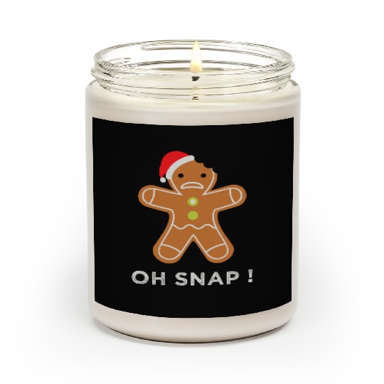 Gingerbread - Oh Snap gingerbread Scented Candles