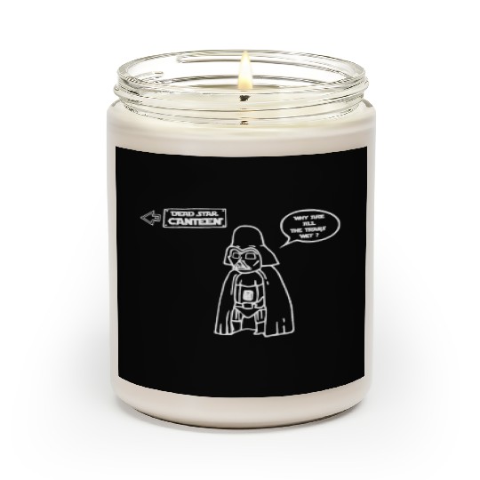 Eddie Izzard Death Star Canteen Scented Candles