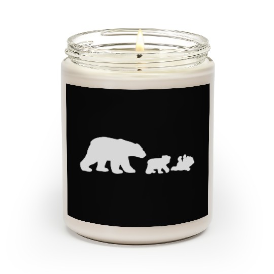POLAR BEAR AND CUBS Scented Candles
