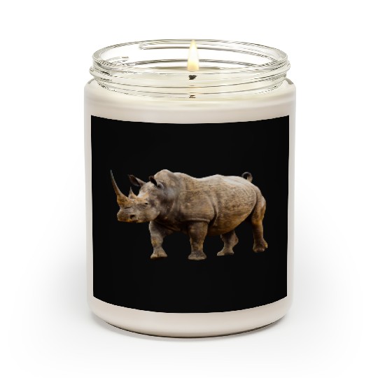 rhinoceros hippo nashorn1 Scented Candles