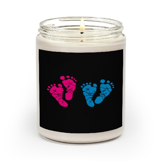 Twin Baby Feet - Pregnancy - Maternity - Mom to be Scented Candles