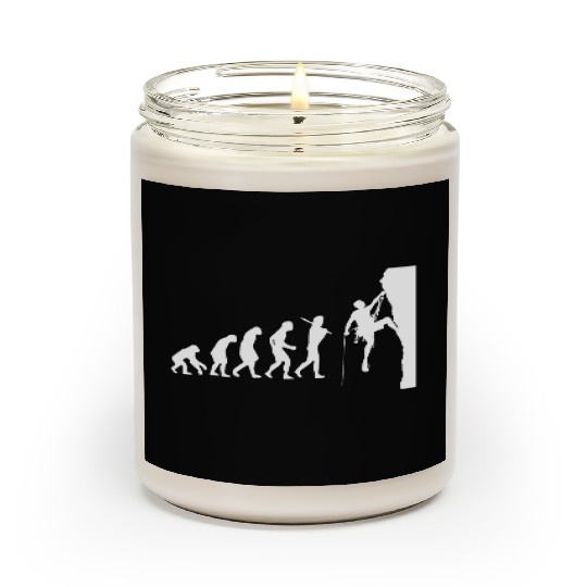 Climber Rock Climbing Climb Gift Christmas Scented Candles