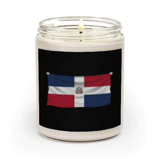 flag dominican republic Scented Candles