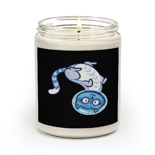 Space cat Scented Candles