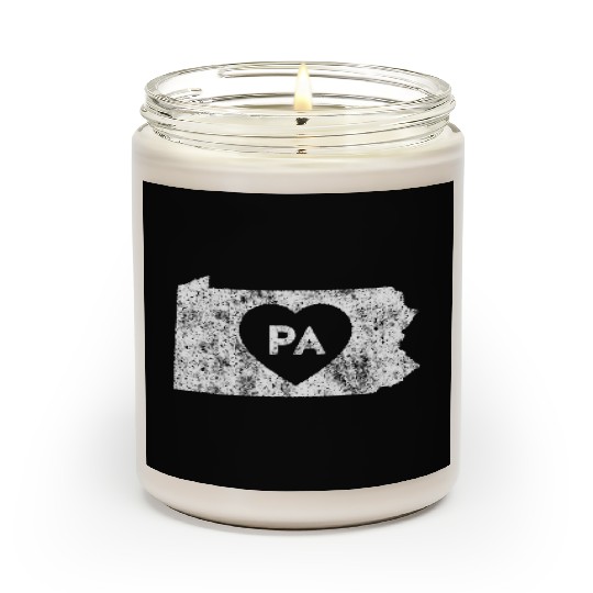 Used I Love Pennsylvania Scented Candles