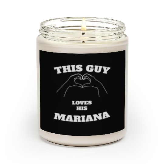 This Guy Loves His Mariana Valentine Day Gift Scented Candles