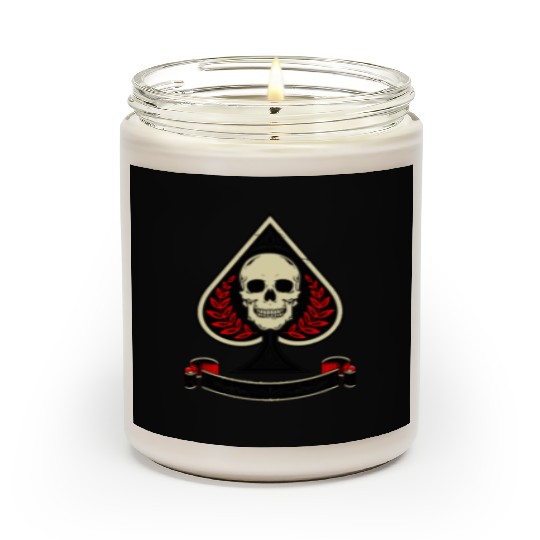 Death of Spade Card Scented Candles