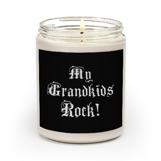 My Grand Kids Rock Grandma Nana Grandma Scented Candles