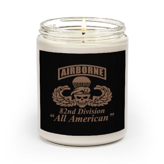 US Army 82nd Airborne Scented Candles