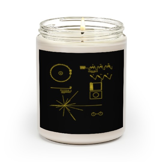 NASA golden record official image voyager Scented Candles