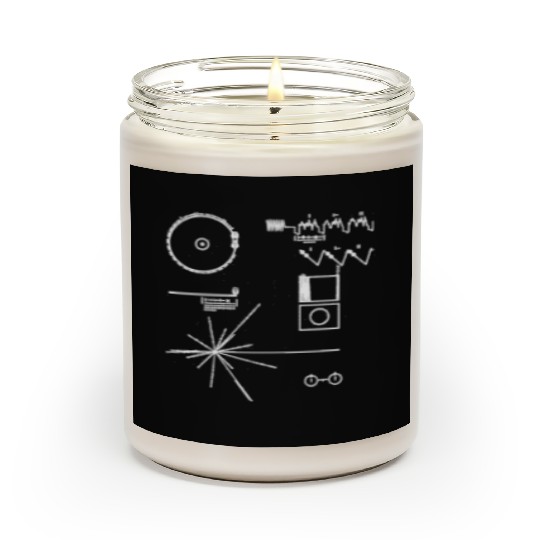golden record NASA voyager space official images Scented Candles