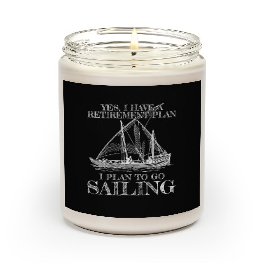 Sailing Retirement Retired Gift Scented Candles