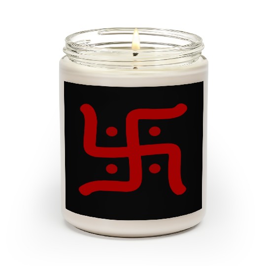Hindu Swastika Scented Candles