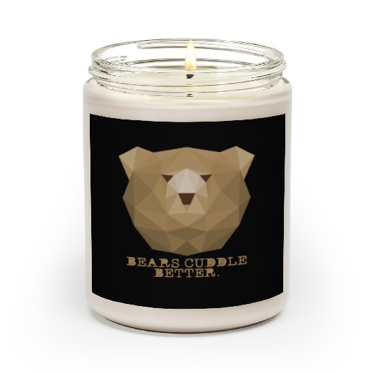Bears Pride LGBT Bears Cuddle Better Scented Candles