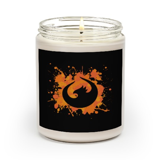 UI5 Phoenix Splash Orange Scented Candles